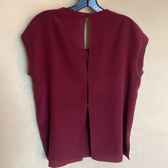 Sandro Sleeveless Silk Top - Picture 4 of 5